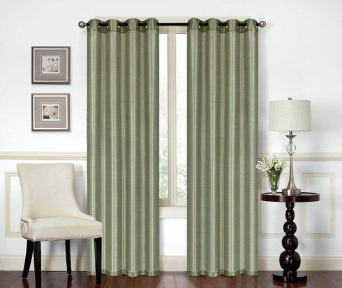 Adore the Decor™ Faux Silk 54 x 84 in. Single Grommet Curtain Panel